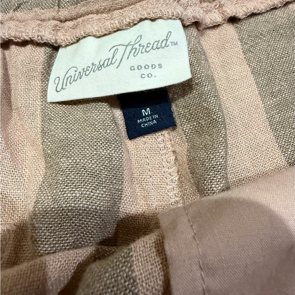 Universal Thread Linen Drawstring Shorts Bundle - image 3